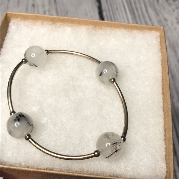 🍭*6/$30* set of two beaded stretch bracelets - Picture 3 of 4